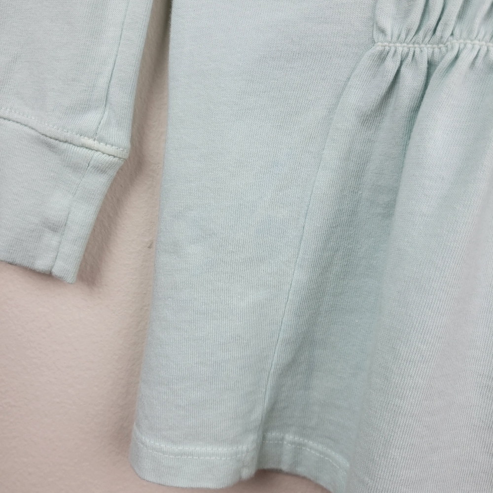 Juicy Couture Big Deal Rhinestone Graphic Baby Tee Size S Blue Mint Y2K Vintage - Picture 10 of 11